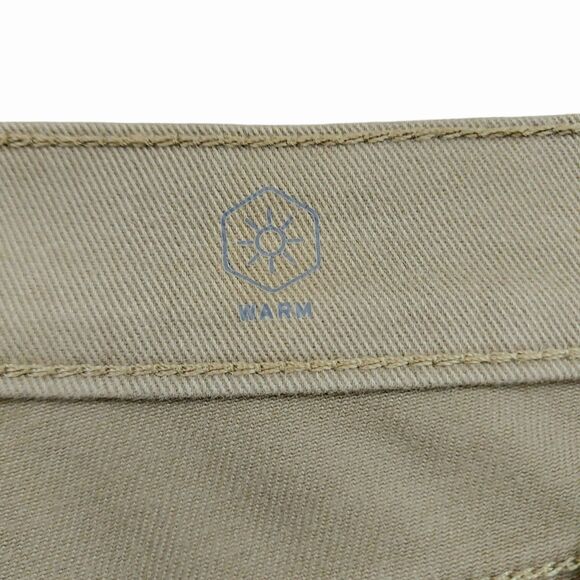 Levi's Warm Jeans Mens 28x29 Brown Cotton Blend Straight Soft 505 Work Outdoor - Picture 8 of 13